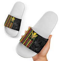 Hawaii Lei Kanaka Maoli Flag Slide Sandals Tropical Vibes