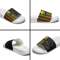 Hawaii Lei Kanaka Maoli Flag Slide Sandals Tropical Vibes