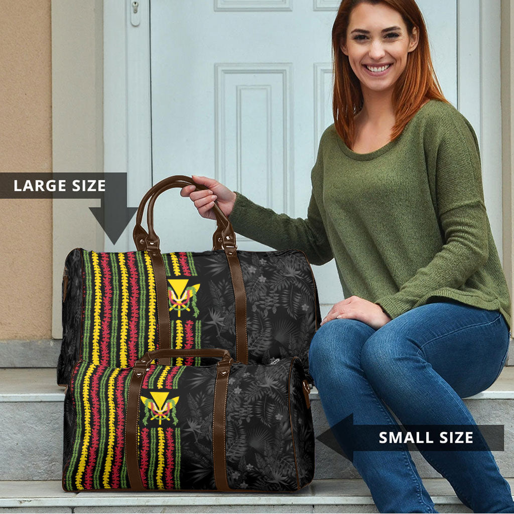 Hawaii Lei Kanaka Maoli Flag Travel Bag Tropical Vibes