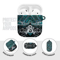 New Zealand Maori AirPods Case Poutama Pikorua - Single Twist Paua Shell LT05 - Polynesian Pride