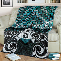 New Zealand Maori Blanket Poutama Pikorua - Single Twist Paua Shell LT05 - Polynesian Pride