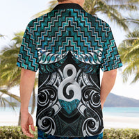 New Zealand Maori Hawaiian Shirt Poutama Pikorua - Single Twist Paua Shell LT05 - Polynesian Pride