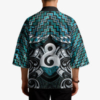 New Zealand Maori Kimono Poutama Pikorua - Single Twist Paua Shell LT05 - Polynesian Pride