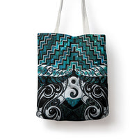 New Zealand Maori Tote Bag Poutama Pikorua - Single Twist Paua Shell LT05 - Polynesian Pride