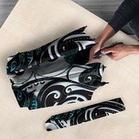 New Zealand Maori Umbrella Poutama Pikorua - Single Twist Paua Shell LT05 - Polynesian Pride