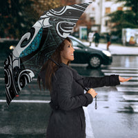 New Zealand Maori Umbrella Poutama Pikorua - Single Twist Paua Shell LT05 - Polynesian Pride