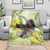 New Zealand Piwakawaka Fantail Bird Blanket With Kowhai Flowers