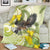 New Zealand Piwakawaka Fantail Bird Blanket With Kowhai Flowers