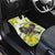 New Zealand Piwakawaka Fantail Bird Car Mats With Kowhai Flowers