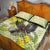 New Zealand Piwakawaka Fantail Bird Quilt Bed Set With Kowhai Flowers