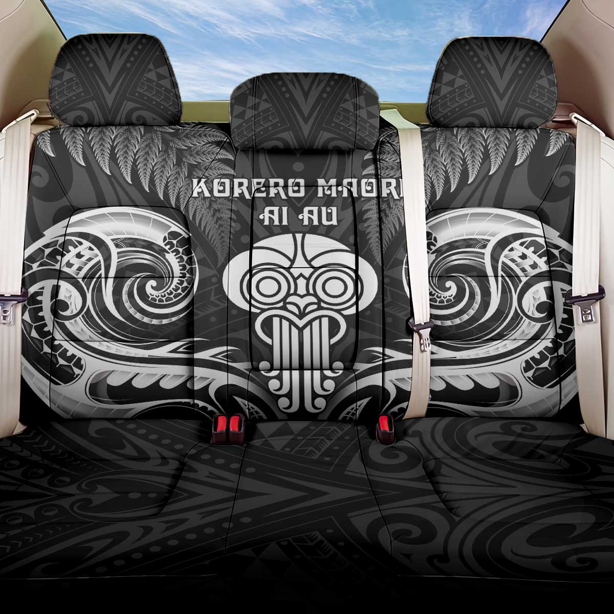 New Zealand Te Reo Maori Back Car Seat Cover Korero Maori Ai Au