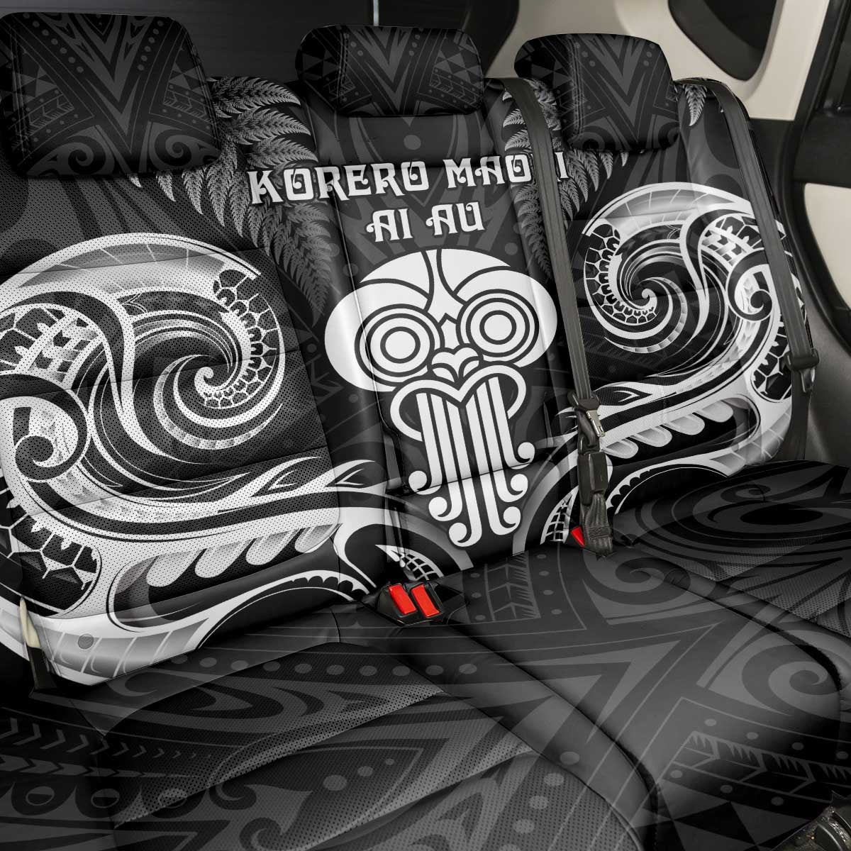 New Zealand Te Reo Maori Back Car Seat Cover Korero Maori Ai Au