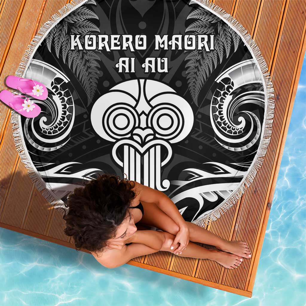 New Zealand Te Reo Maori Beach Blanket Korero Maori Ai Au LT05 - Polynesian Pride