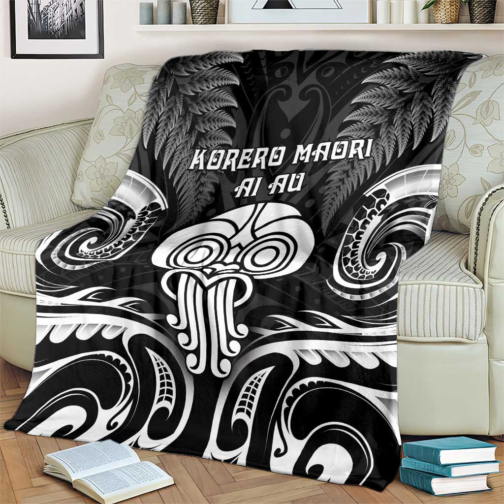 New Zealand Te Reo Maori Blanket Korero Maori Ai Au LT05 - Polynesian Pride