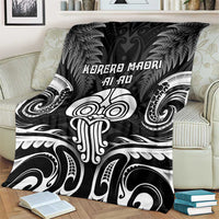 New Zealand Te Reo Maori Blanket Korero Maori Ai Au LT05 - Polynesian Pride