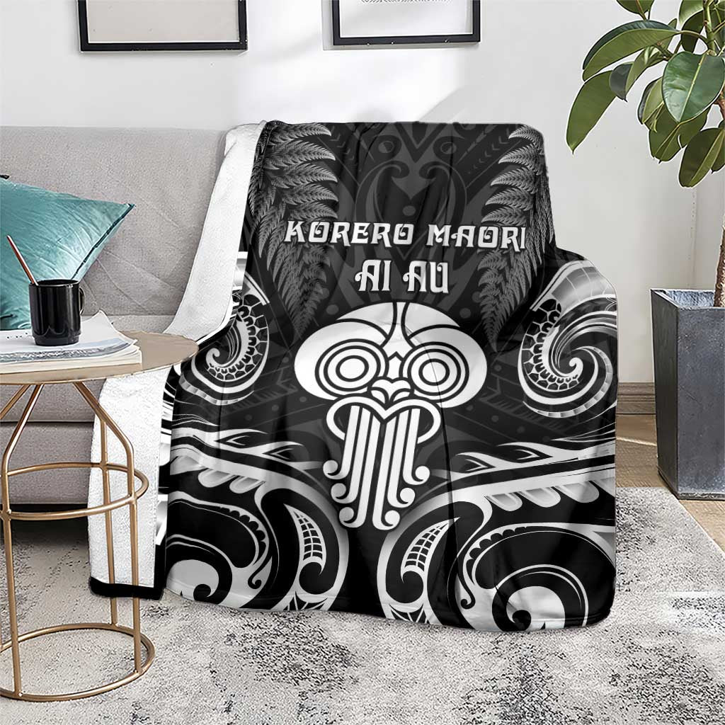 New Zealand Te Reo Maori Blanket Korero Maori Ai Au LT05 - Polynesian Pride