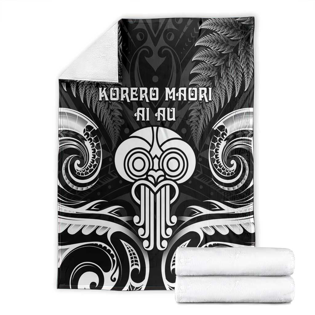 New Zealand Te Reo Maori Blanket Korero Maori Ai Au LT05 - Polynesian Pride