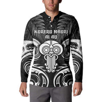 New Zealand Te Reo Maori Button Sweatshirt Korero Maori Ai Au LT05 - Polynesian Pride