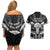 New Zealand Te Reo Maori Couples Matching Off Shoulder Short Dress and Hawaiian Shirt Korero Maori Ai Au