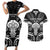 New Zealand Te Reo Maori Couples Matching Short Sleeve Bodycon Dress and Hawaiian Shirt Korero Maori Ai Au