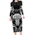 New Zealand Te Reo Maori Family Matching Long Sleeve Bodycon Dress and Hawaiian Shirt Korero Maori Ai Au