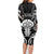 New Zealand Te Reo Maori Family Matching Long Sleeve Bodycon Dress and Hawaiian Shirt Korero Maori Ai Au