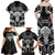 New Zealand Te Reo Maori Family Matching Off Shoulder Maxi Dress and Hawaiian Shirt Korero Maori Ai Au