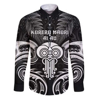 New Zealand Te Reo Maori Family Matching Off Shoulder Maxi Dress and Hawaiian Shirt Korero Maori Ai Au