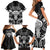 New Zealand Te Reo Maori Family Matching Short Sleeve Bodycon Dress and Hawaiian Shirt Korero Maori Ai Au