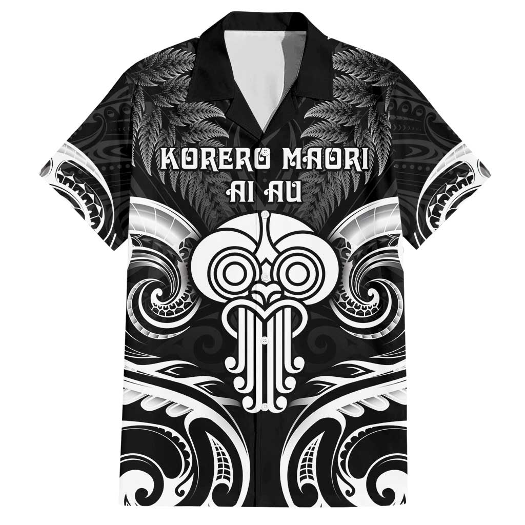 New Zealand Te Reo Maori Family Matching Short Sleeve Bodycon Dress and Hawaiian Shirt Korero Maori Ai Au