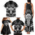 New Zealand Te Reo Maori Family Matching Tank Maxi Dress and Hawaiian Shirt Korero Maori Ai Au