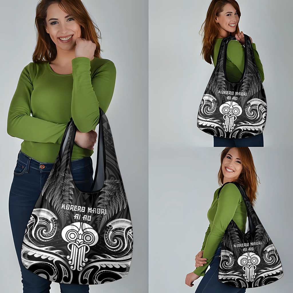 New Zealand Te Reo Maori Grocery Bag Korero Maori Ai Au LT05 - Polynesian Pride