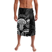 New Zealand Te Reo Maori Lavalava Korero Maori Ai Au LT05 Black - Polynesian Pride