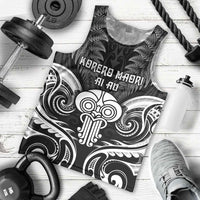 New Zealand Te Reo Maori Men Tank Top Korero Maori Ai Au LT05 - Polynesian Pride