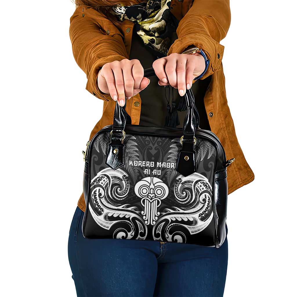 New Zealand Te Reo Maori Shoulder Handbag Korero Maori Ai Au