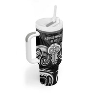 New Zealand Te Reo Maori Tumbler With Handle Korero Maori Ai Au LT05 - Polynesian Pride