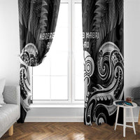 New Zealand Te Reo Maori Window Curtain Korero Maori Ai Au LT05 - Polynesian Pride