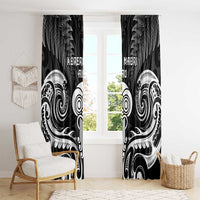 New Zealand Te Reo Maori Window Curtain Korero Maori Ai Au LT05 - Polynesian Pride