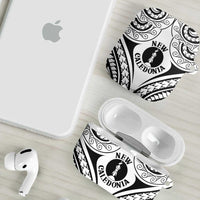 New Caledonia Day AirPods Case Polynesian Curves White Color - Polynesian Pride