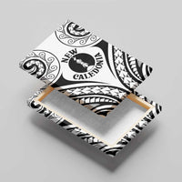 New Caledonia Day Canvas Wall Art Polynesian Curves White Color - Polynesian Pride
