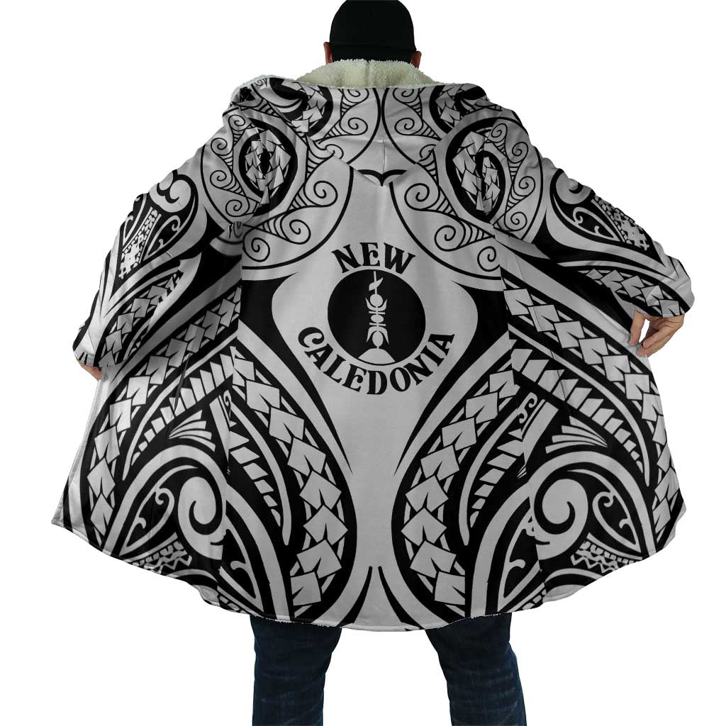 New Caledonia Day Cloak Polynesian Curves White Color - Polynesian Pride
