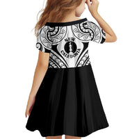 New Caledonia Day Family Matching Off Shoulder Maxi Dress and Hawaiian Shirt Polynesian Curves White Color - Polynesian Pride