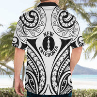 New Caledonia Day Hawaiian Shirt Polynesian Curves White Color - Polynesian Pride