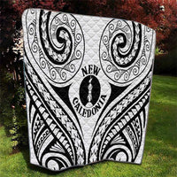 New Caledonia Day Quilt Polynesian Curves White Color - Polynesian Pride