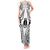 New Caledonia Day Tank Maxi Dress Polynesian Curves White Color - Polynesian Pride