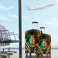 New Caledonia Day Luggage Cover Polynesian Curves Reggae Color LT05 - Polynesian Pride
