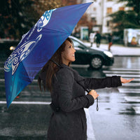 Marshall Islands Manit Day Umbrella Tribal Dolphin With Marshall Seal - Polynesian Pride
