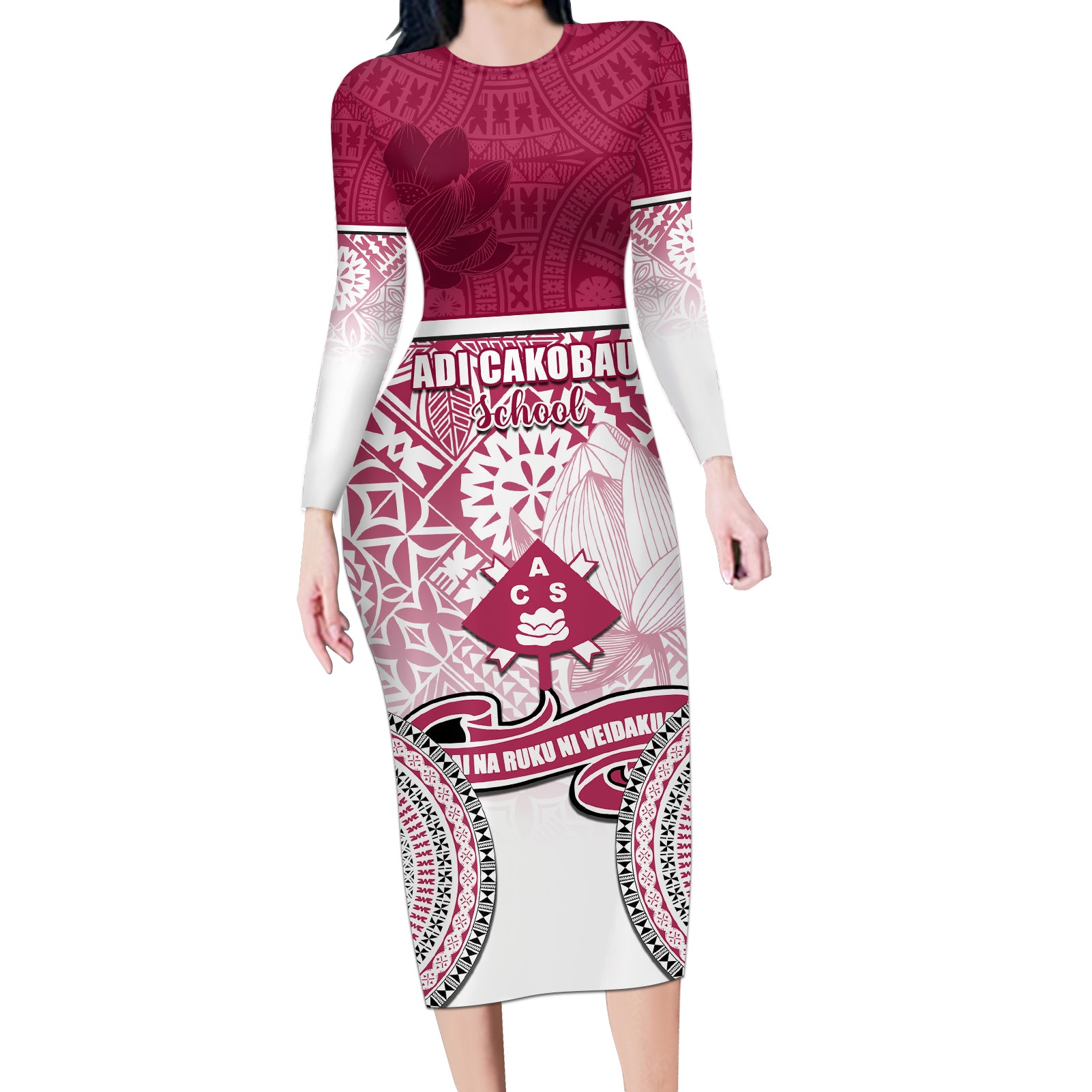 adi-cakobau-school-long-sleeve-bodycon-dress-75th-anniversary