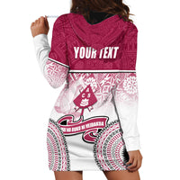 Personalized Adi Cakobau School Hoodie Dress With Fijian Tapa Pattern LT05 - Polynesian Pride