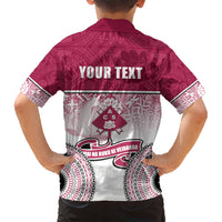 Personalized Adi Cakobau School Kid Hawaiian Shirt With Fijian Tapa Pattern LT05 - Polynesian Pride
